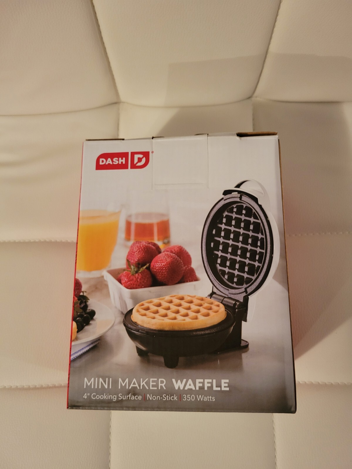 DASH 4 Inch Mini Waffle Maker White in color Brand New In Box eBay