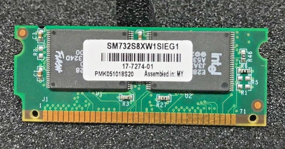 Smart 72 pines 64 MB FLASH SODIMM SM732S8XW1SIEG1 Foto 2 de 3