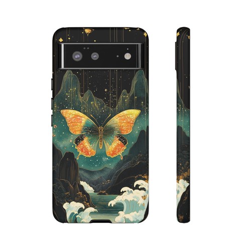 Butterfly Mountain Waves - Phone Ink Cover Case for iPhone, Galaxy, Pixel - 第 162/281 張圖片
