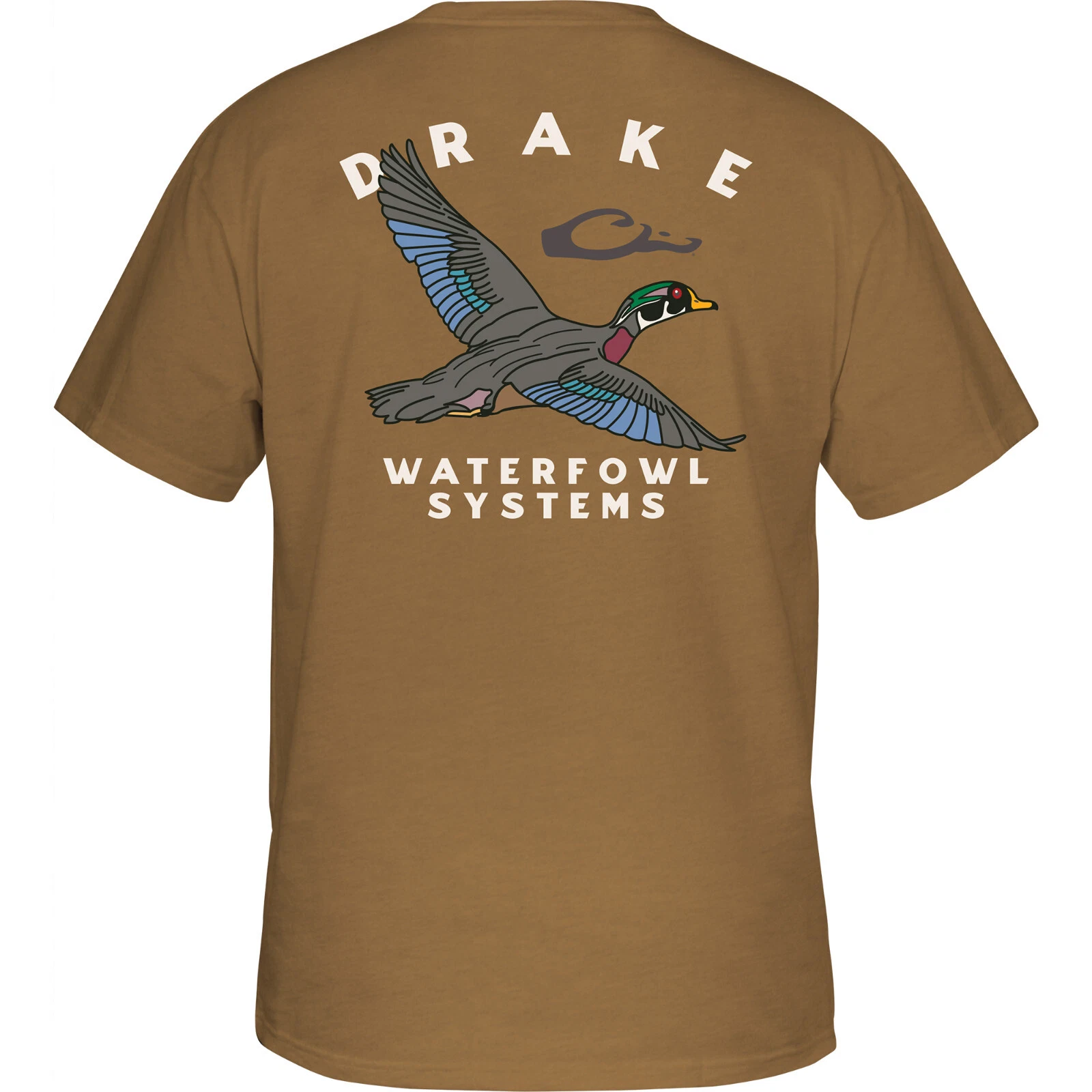 Drake Waterfowl Retro Wood Duck Short Sleeve T-Shirt