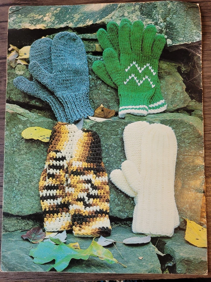 Leisure Art Mittens & Gloves #110 Knit and Crochet patterns  - Image 2 of 2