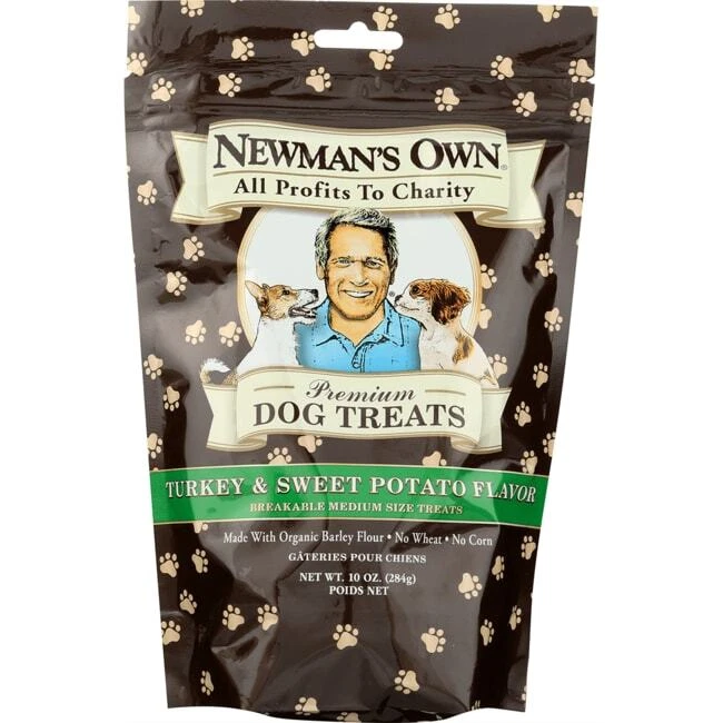 Newman s Own Organics Premium Dog Treats Medium Size Turkey