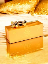 100% Natural Rose Dipped 24K Gold, 7 Inches Short Stem, Anniversary, Proposal,