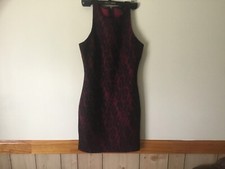 Forever 21 Ladies Small Burgundy Lace Bodycon Dress
