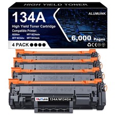 Compatible W1340A 134A Toner Cartridge with Chip for HP M209dw M234sdn 4 Black 