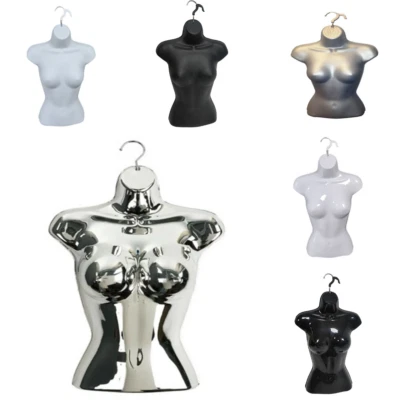 THESFS LIMITED High Quality Half Hanging Female Mannequin Torso Body Form Display Bust