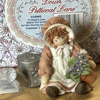 Down Petticoat Lane ''A Sister s Love Makes You Grow  Vintage 1997 ENESCO 318892