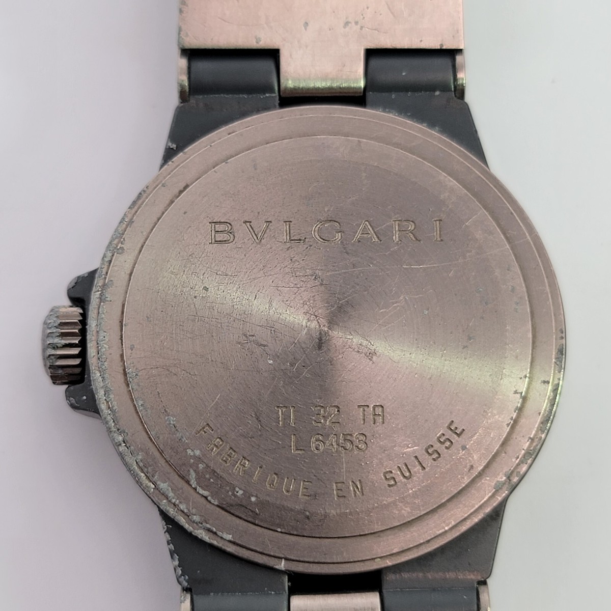 Bvlgari Watch TI32TA Titanium Diagono 32mm Unisex Black Dial Bvlgari Watch TI32TA Titanium Diagono 32mm Unisex Black Dial