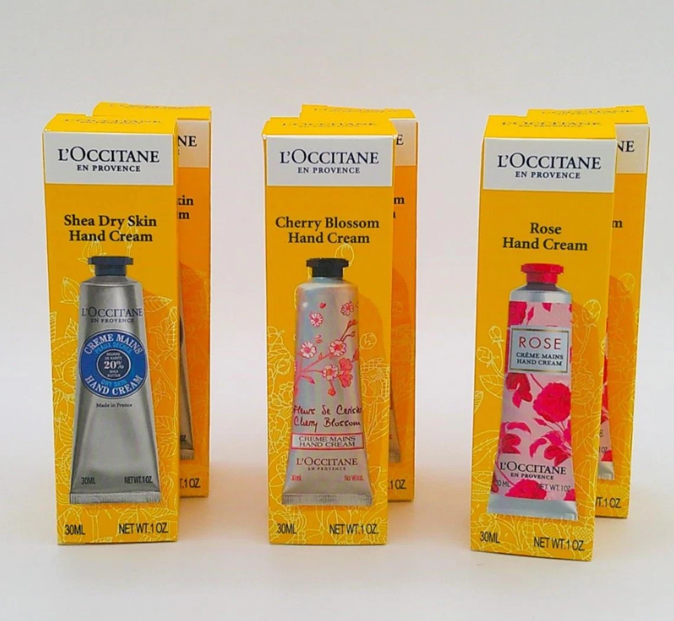 L'Occitane Colección de 6 Cremas de Manos Juego de Viaje 6 x 30ml *NUEVO EN CAJA* Foto 2 de 3