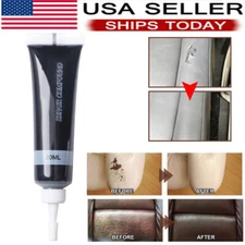 20mL Advanced Leather Repair Kit Filler Vinyl DIY Car Seat Patch Sofa Rip Holes