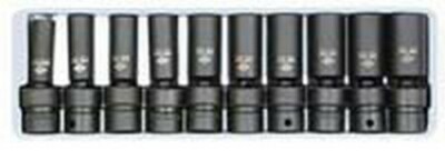 Sunex Tools 3660 10 Piece 3/8'' Drive Deep Swivel Socket Set 10-19Mm