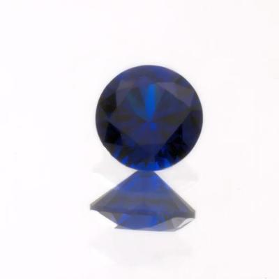 (2mm - 8mm) Round Lab Created Dark Blue Spinel #113