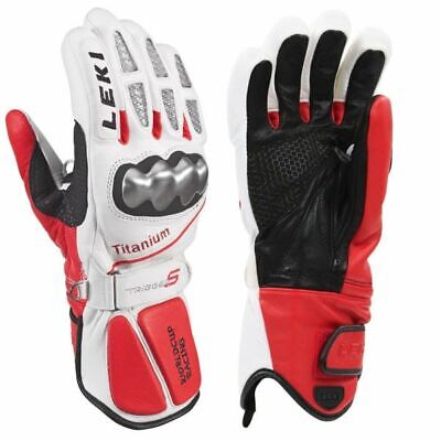 ファッションデザイナー TI Racing Cup World Leki S eBay | Gloves White スキー