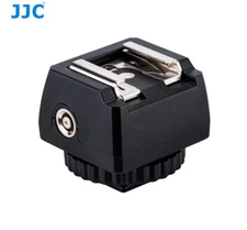 Hot Shoe Adapter with Female PC Outlet & Mini Phone Socket for Speedlight Flash