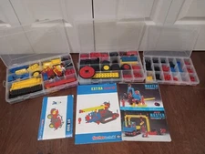 Fischertechnik Motor Master  Retro Toys rare  Lot of Mix Parts Looks Complete 