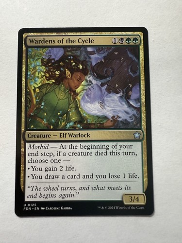 Wardens of the Cycle Foundations NM+ Regular - Picture 2 of 3