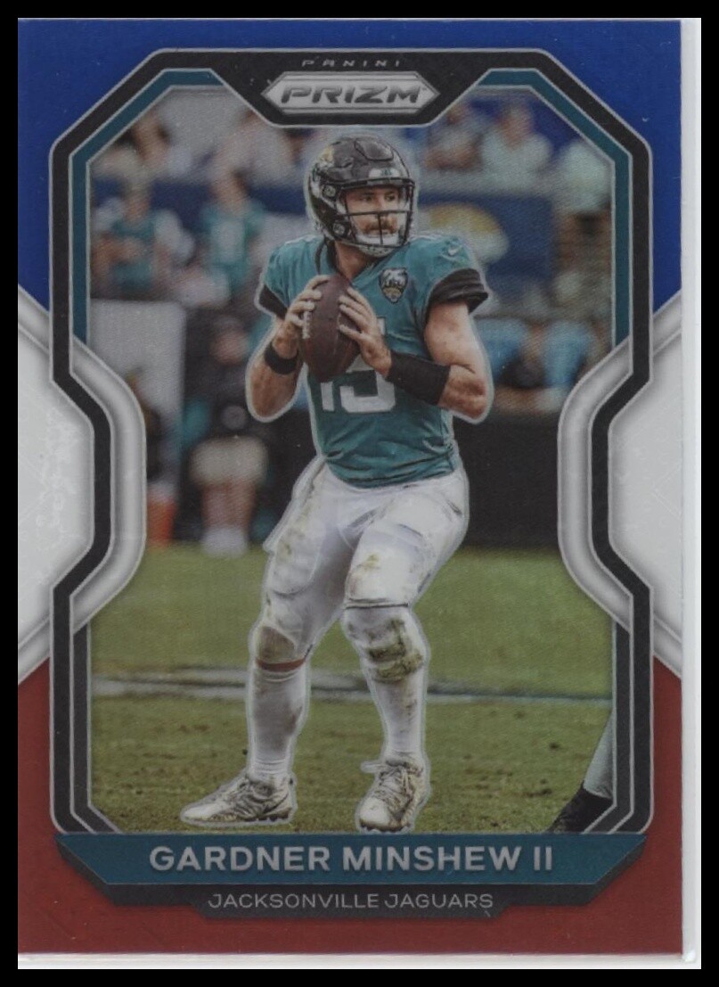 2020 Panini Prizm #92 Gardner Minshew II Prizm Red White and Blue