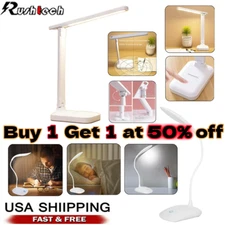LED Desk Lamp Touch Sensor Reading Foldable Table Lamp Eye Caring Reading Lights