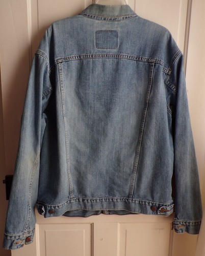 Levi Strauss & Co Jean Jacket Mens Blue Denim 70507 Standard Trucker Size XLarge - Picture 5 of 5
