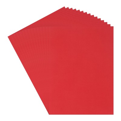30 Sheets Red Cardstock 20'' x 15'' Card Stock Printer Paper for DIY Arts