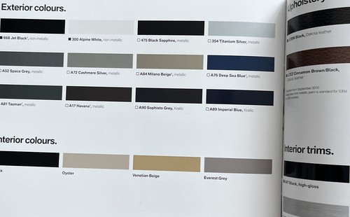 2010 BMW 5 Series Touring UK Preview Brochure 523i 535i 520d 530d SE - Picture 3 of 4
