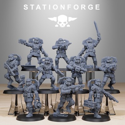 The Vaskar Jump Squad von Station Forge 32mm