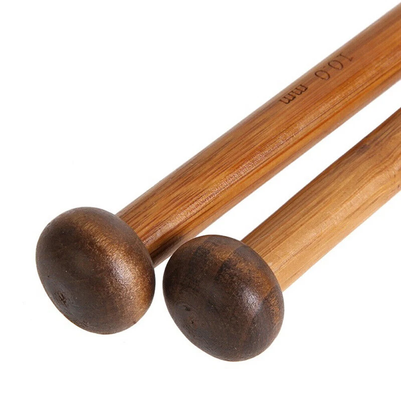 Bamboo Knitting Needles Set in Knitting Needle Case18Size 36pcs 35cm For Crochet - image 3 of 4