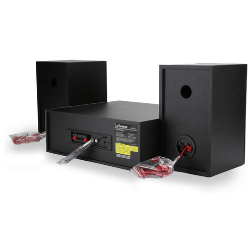 Victor Milwaukee II Desktop Bluetooth CD Stereo System with Functional VU Meters - Picture 8 of 10