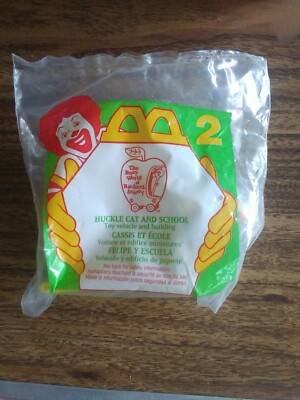 I8- 1995 McDonalds Toy Busy World of Richard Scarry Huckle Cat and School #2