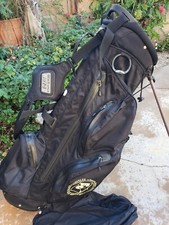 Sun Mountain Waterproof Stand Golf Bag 6-Way Sealed Zippers Black EZ-Fit Strap