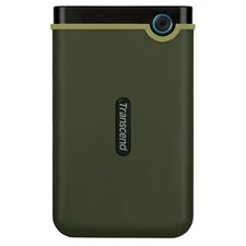 Transcend 2TB StoreJet 25M3 USB 3.0 Slim External Portable Hard Drive, Green  