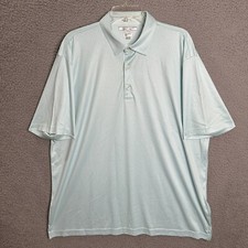 GREG NORMAN ML75 Play Dry Polo Shirt Mens XLarge Short Sleeve Collared Green
