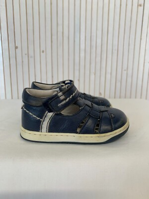 Chicco First Step offene Schuhe Leder blau Gr.19 C8