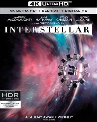 INTERSTELLAR New Sealed 4K Ultra HD UHD + Blu-ray