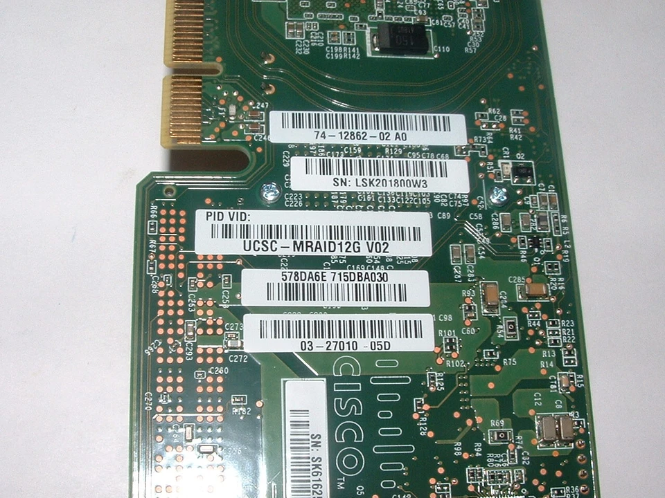 Cisco 74-12862-02 UCSC-MRAID12G 12Gb/s SAS RAID Controller Card __ New Pull - Image 2 of 2