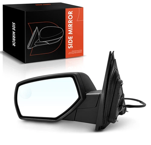 Driver Power Mirror w/ Heated Spotter Glass for Chevy Silverado GMC Sierra 1500