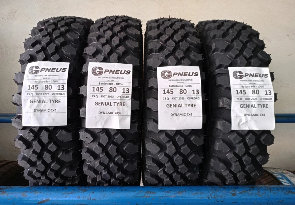 145 80 13 75 Q Genial Tyre Dynamic 4x4 PNEUMATICI RICOSTRUITI - 100% - Imagen 2 de 4
