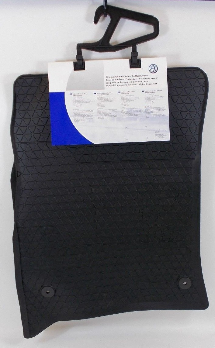 Genuine VW Touareg Front Rubber Floor Mats Set 7p2061501041 for 