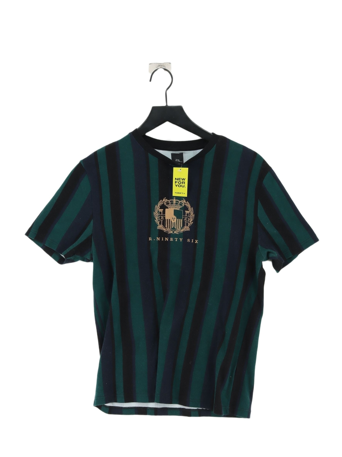 ALTRA T shirt uomo River Island S multi righe 100% altro basic