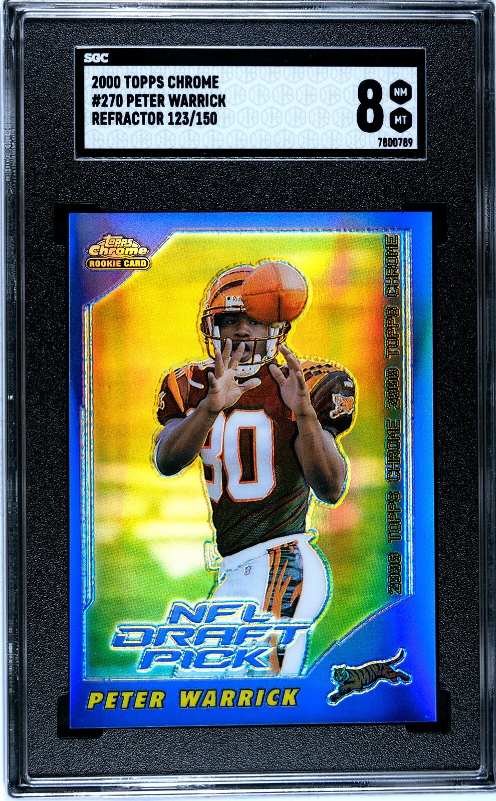 Peter Warrick Topps Chrome #270 Refractor