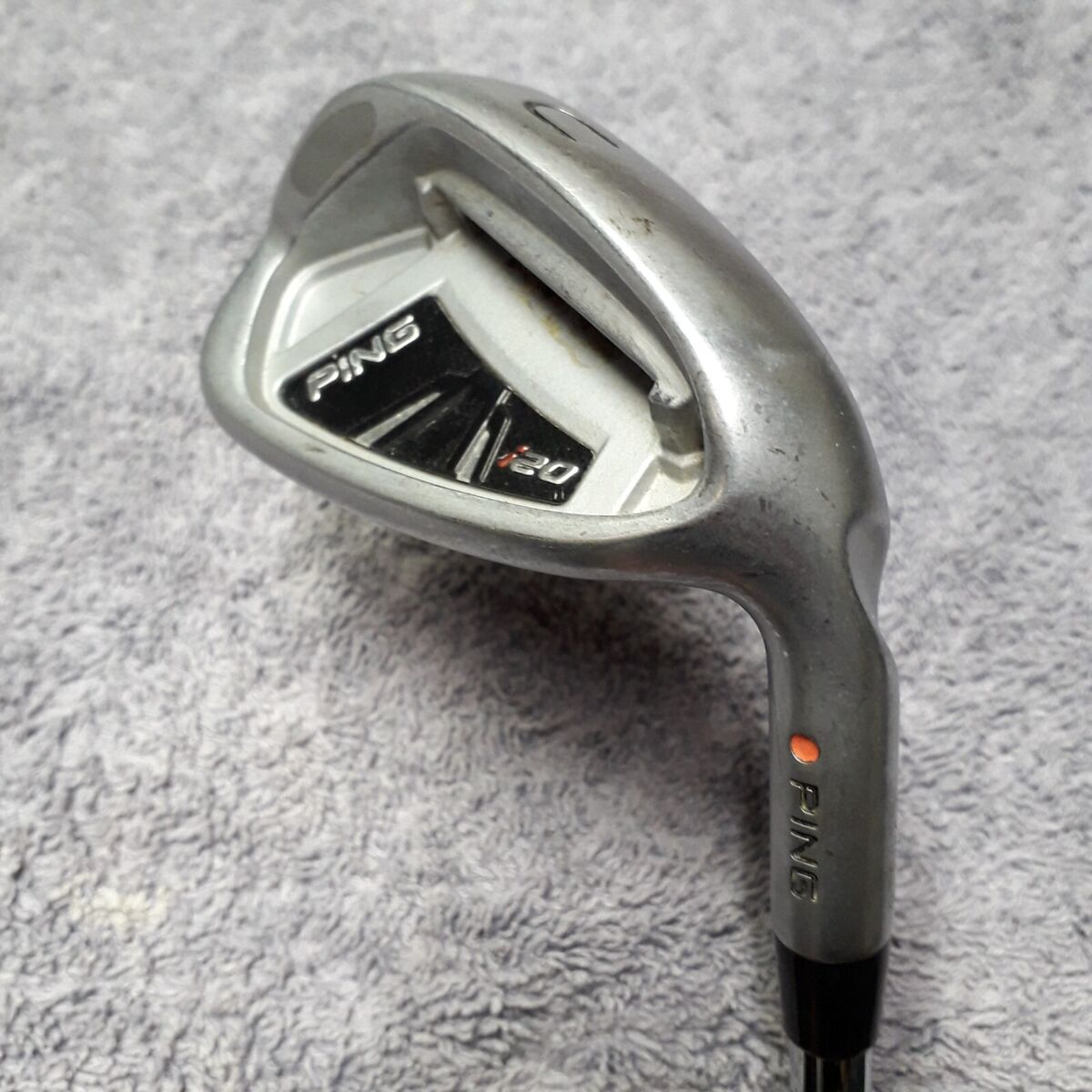 Ping i20 Black Dot Gap Wedge Regular Steel Shaft Ping Grip (Missing Weight) Ping i20 Black Dot Gap Wedge Regular Steel Shaft Ping Grip (Missing Weight)