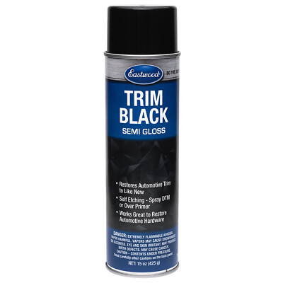 Eastwood Automotive Trim Black Aerosol Spray Paint Semi Gloss Finish