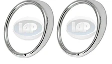 1967-1979 VW Chrome Headlight Trim Rings SET OF 2 (PAIR) Left & Right 311941177