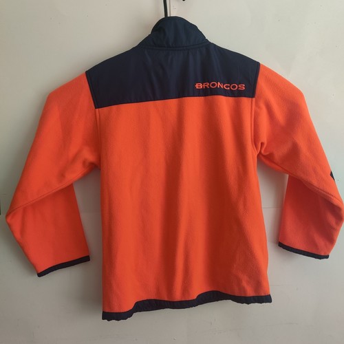 NFL Apparel Denver Broncos Full Zip Fleece Jacket Embroidered Youth XL 14/16 - Picture 4 of 7
