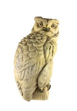 Flambeau 21" Great Horned Owl Decoy Large Pest Deterrent Bird Scarer Statue