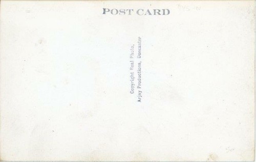 REAL PHOTOGRAPHIC POSTCARD OF HATHERSAGE CHURCH, DERBYSHIRE BY ARJAY #18.6 - Picture 2 of 2