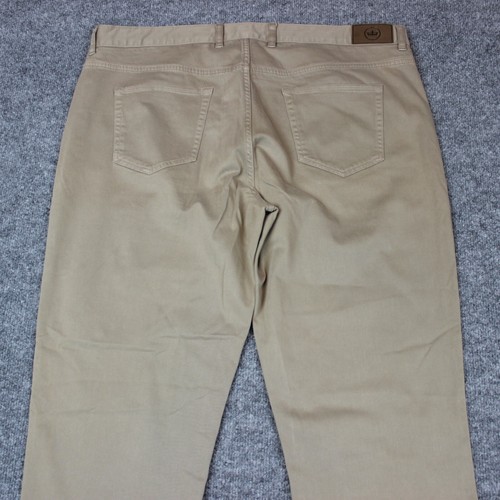 Pantalones Peter Millar Para Hombre 40X32 Beige Recto Golf 5 Bolsillos Lona - Imagen 13 de 15