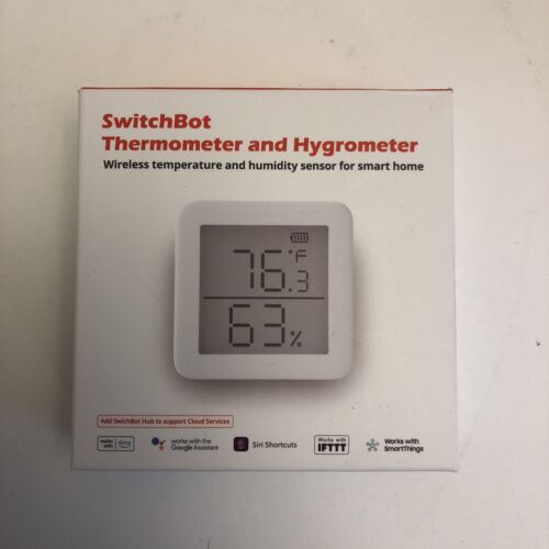 SwitchBot Thermometer and Hygrometer Alexa iPhone Android Wireless Temperature - 第 1/7 張圖片