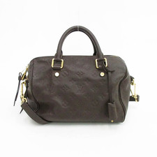 Sac Louis Vuitton Monogram Empreinte Speedy Bandouliere 25 Terre Brown M40761
