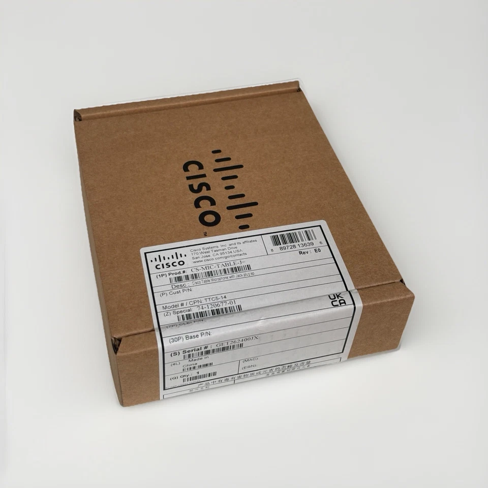 Cisco Telepresence Tischmikrofon CS-MIC-TABLE-J | für Webex Room 55 | NEU OVP - Bild 3 von 4